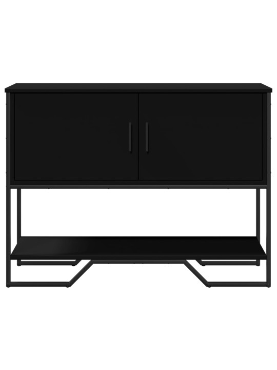 Konsolinis staliukas, juodas, 100x35x74,5cm, apdirbta mediena