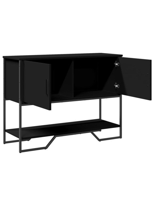 Konsolinis staliukas, juodas, 100x35x74,5cm, apdirbta mediena