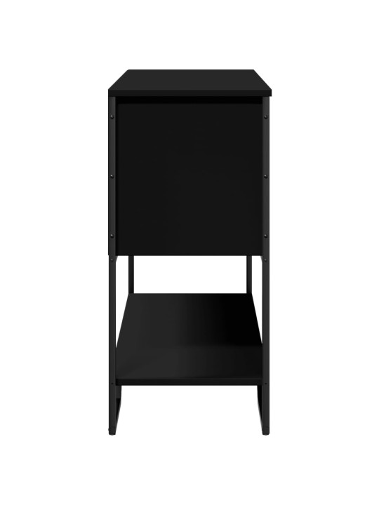 Konsolinis staliukas, juodas, 100x35x74,5cm, apdirbta mediena