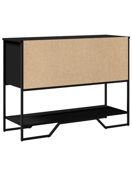 Konsolinis staliukas, juodas, 100x35x74,5cm, apdirbta mediena