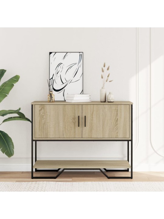 Konsolinis staliukas, ąžuolo, 100x35x74,5cm, apdirbta mediena
