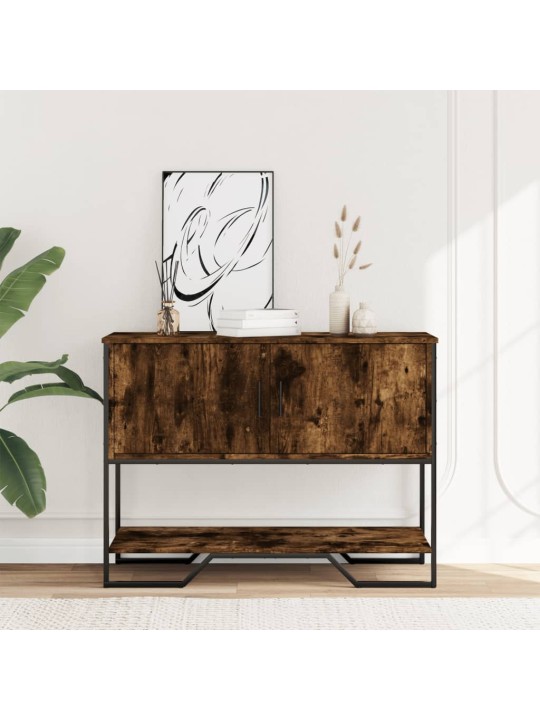 Konsolinis staliukas, dūminio ąžuolo, 100x35x74,5cm, mediena