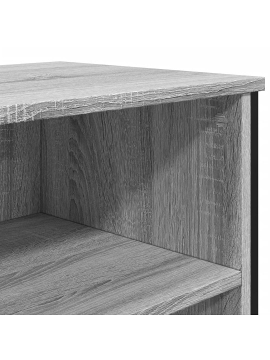 Šoninė spintelė, pilka ąžuolo, 101x35,5x74,5cm, mediena