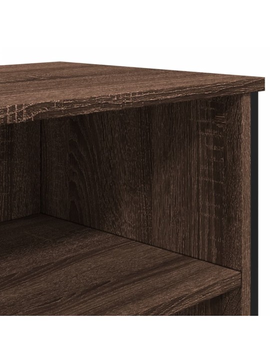 Šoninė spintelė, ruda ąžuolo, 101x35,5x74,5cm, apdirbta mediena