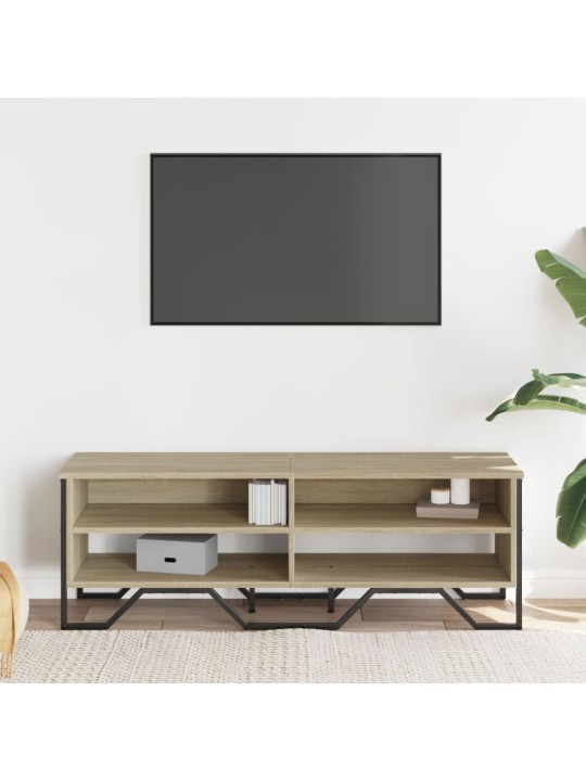 Televizoriaus spintelė, ąžuolo, 122x34x41cm, apdirbta mediena
