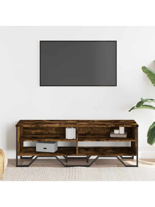 Televizoriaus spintelė, dūminio ąžuolo, 122x34x41cm, mediena