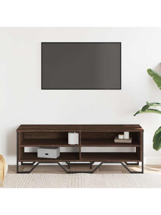 Televizoriaus spintelė, ruda ąžuolo, 122x34x41cm, mediena