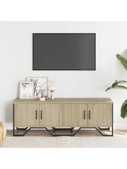 Televizoriaus spintelė, ąžuolo, 122x34x41cm, apdirbta mediena