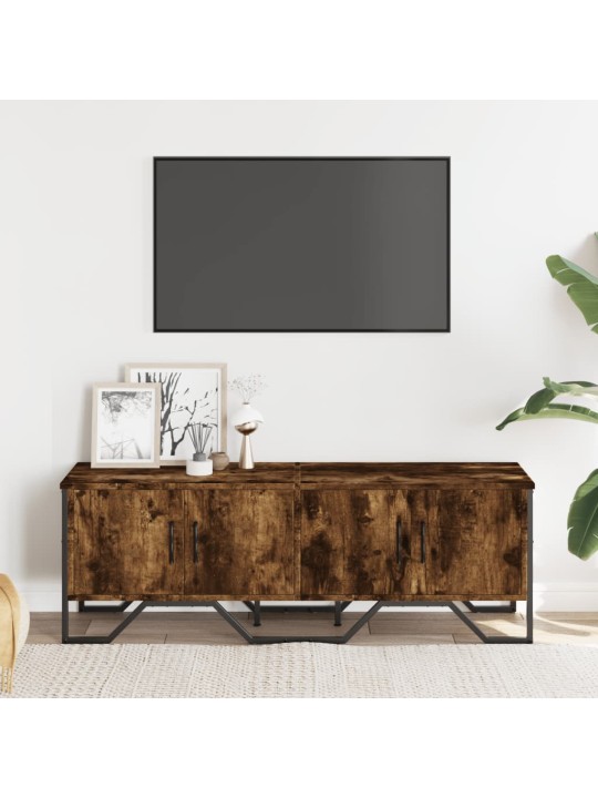 Televizoriaus spintelė, dūminio ąžuolo, 122x34x41cm, mediena