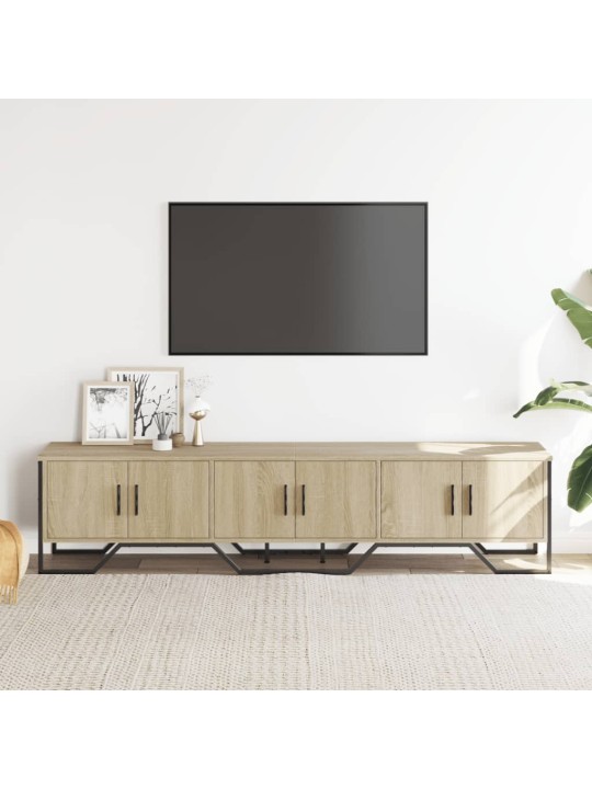Televizoriaus spintelė, ąžuolo, 180x34x41cm, apdirbta mediena