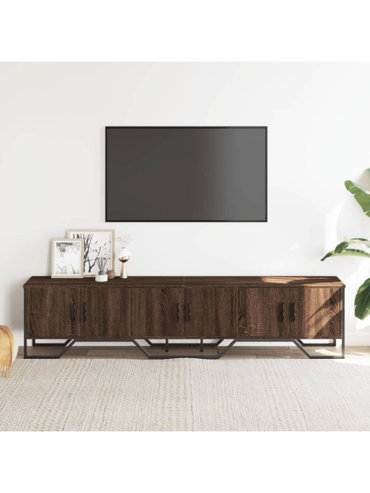 Televizoriaus spintelė, ruda ąžuolo, 180x34x41cm, mediena