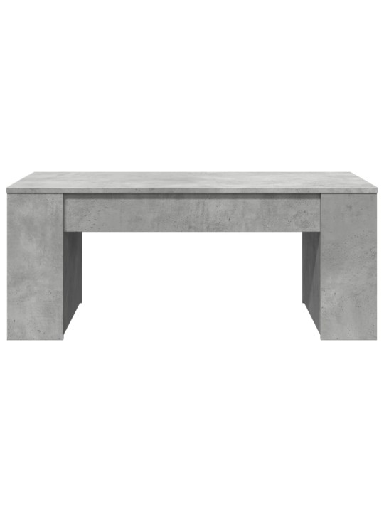 Kavos staliukas, betono pilkas, 102x55x42cm, apdirbta mediena