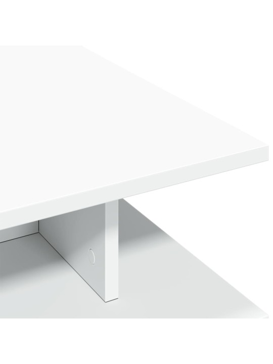 Kavos staliukas, baltos spalvos, 102x55x35cm, apdirbta mediena