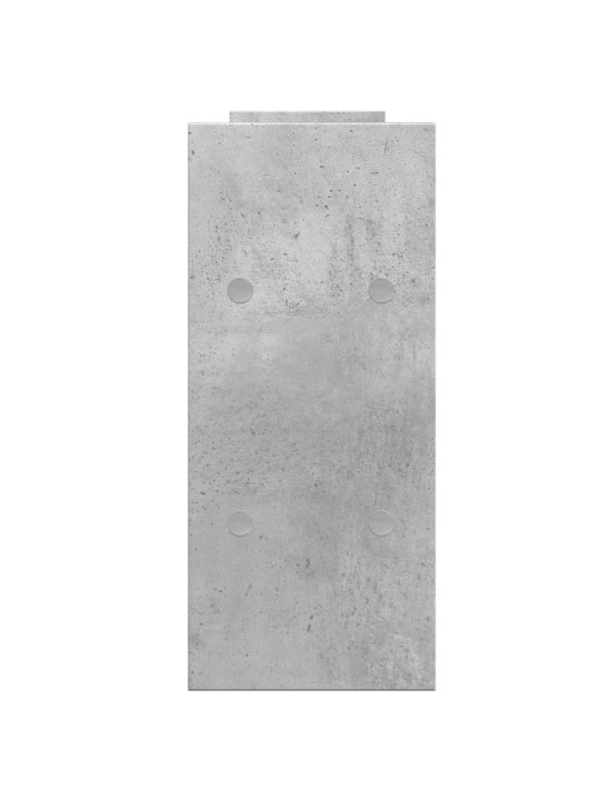 Rašomojo stalo lentyna, betono, 38,5x17x39cm, apdirbta mediena
