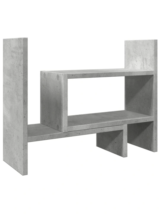 Rašomojo stalo lentyna, betono, 38,5x17x39cm, apdirbta mediena