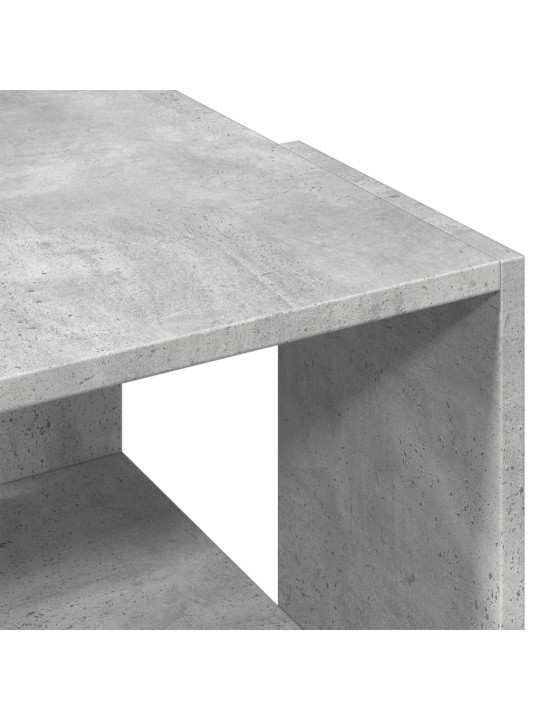 Kavos staliukas, betono pilkas, 89,5x48x30cm, apdirbta mediena