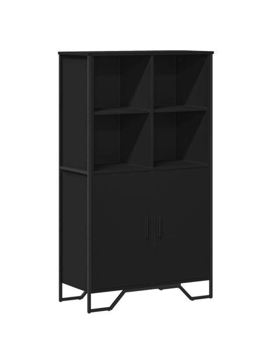 Komoda, juodos spalvos, 79,5x35,5x137,5cm, apdirbta mediena