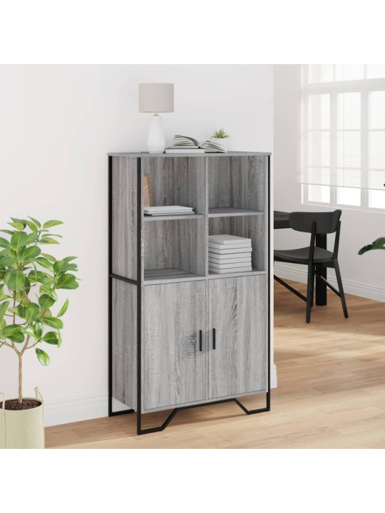 Komoda, juodos spalvos, 79,5x35,5x137,5cm, apdirbta mediena