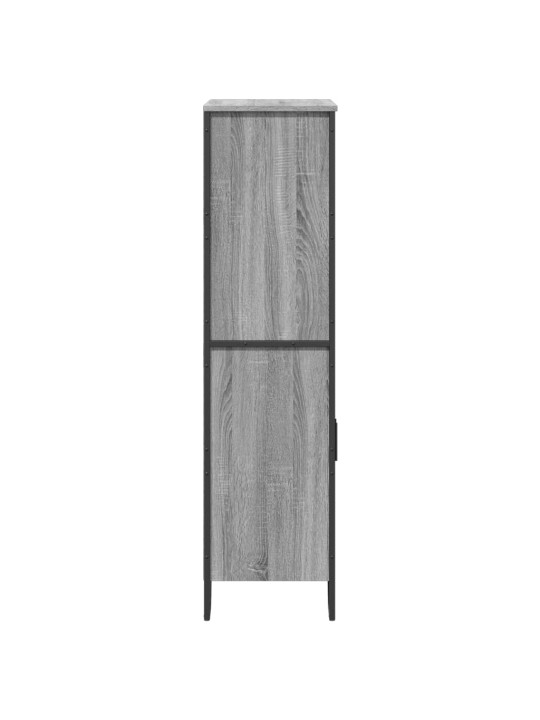 Komoda, juodos spalvos, 79,5x35,5x137,5cm, apdirbta mediena