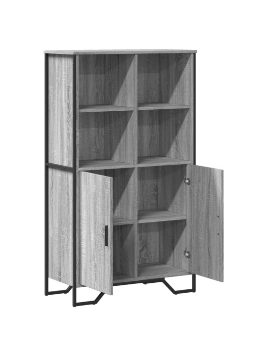 Komoda, juodos spalvos, 79,5x35,5x137,5cm, apdirbta mediena