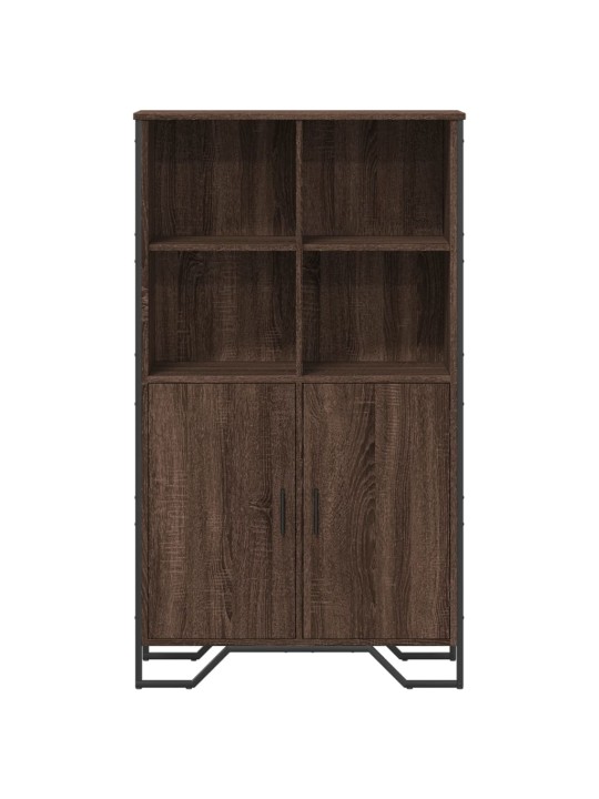 Komoda, sonoma pilkos, 79,5x35,5x137,5cm, apdirbta mediena