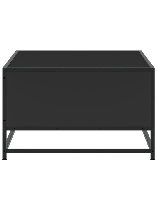 Kavos staliukas, juodas, 100x57x35cm, apdirbta mediena/metalas