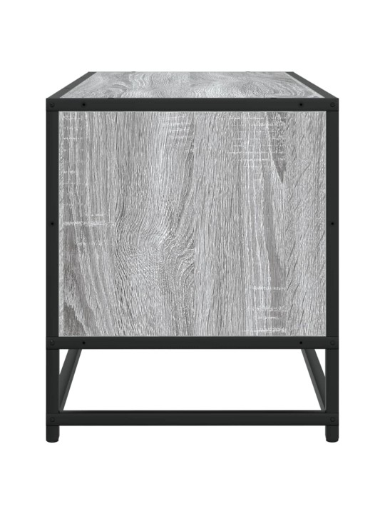Televizoriaus spintelė, pilka, 80x34,5x40cm, mediena ir metalas