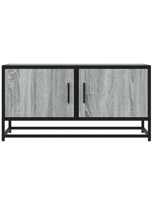 Televizoriaus spintelė, pilka, 80x34,5x40cm, mediena ir metalas