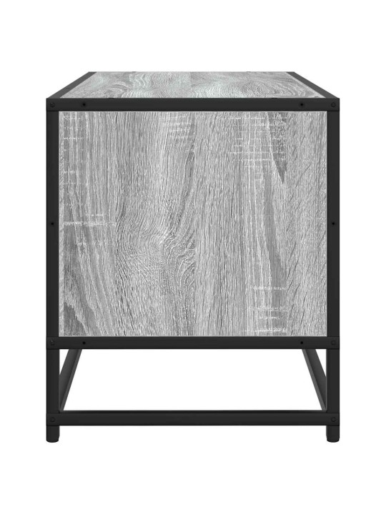 Televizoriaus spintelė, pilka, 80x34,5x40cm, mediena ir metalas