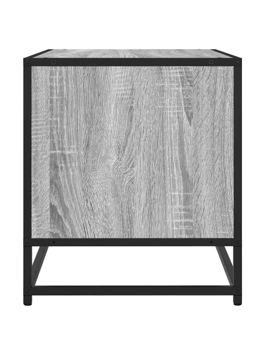 Televizoriaus spintelė, pilka, 61x40x46cm, mediena ir metalas