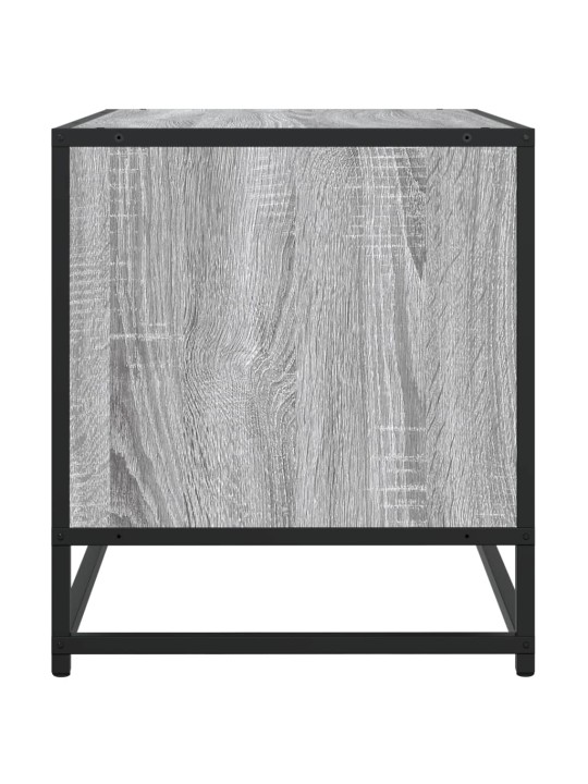 Televizoriaus spintelė, pilka, 91x40x46cm, mediena ir metalas