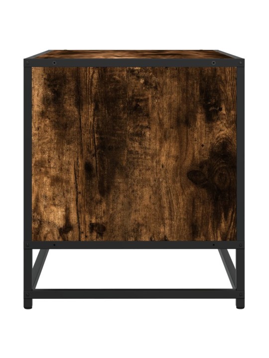 Televizoriaus spintelė, dūminė, 120,5x40x46cm, mediena/metalas