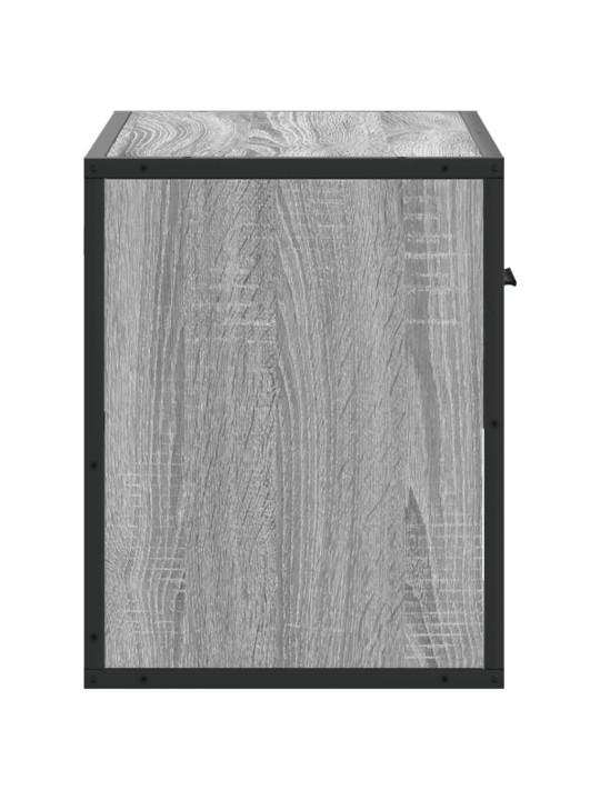 Televizoriaus spintelė, pilka, 60x31x39,5cm, mediena ir metalas
