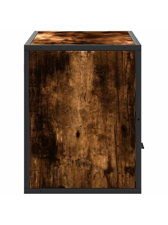 Televizoriaus spintelė, dūminė, 80x31x39,5cm, mediena/metalas