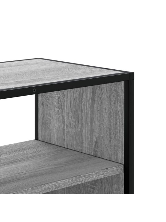Televizoriaus spintelė, pilka, 100x31x39,5cm, mediena/metalas