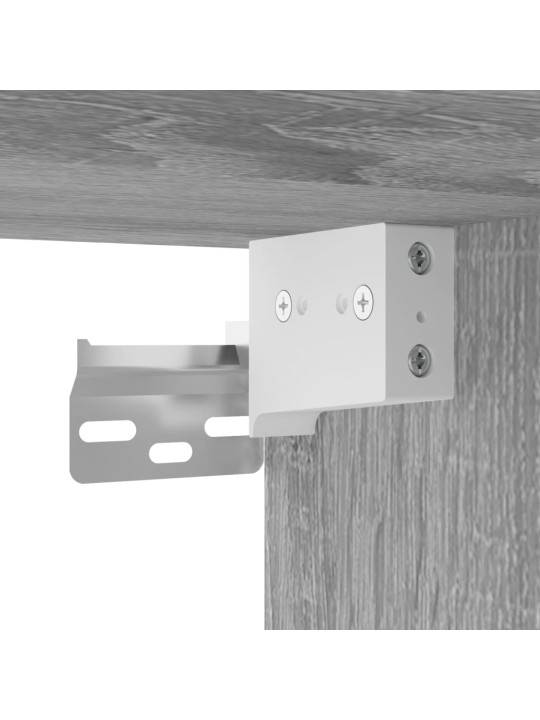 Televizoriaus spintelė, pilka, 100x31x39,5cm, mediena/metalas