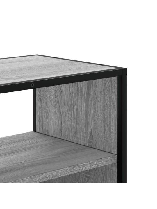 Televizoriaus spintelė, pilka, 100x31x39,5cm, mediena/metalas