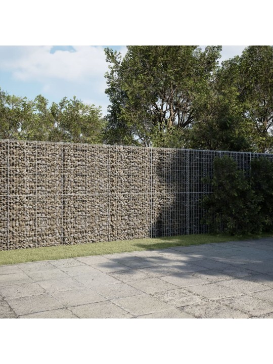 Gabiono krepšys su dangčiu, 800x50x200cm, galvanizuota geležis