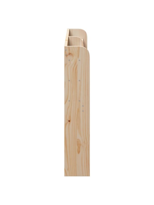 Galvūgalis su lentynomis, 150cm, pušies medienos masyvas