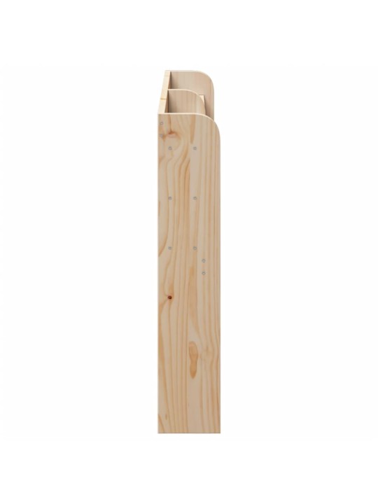 Galvūgalis su lentynomis, 120cm, pušies medienos masyvas