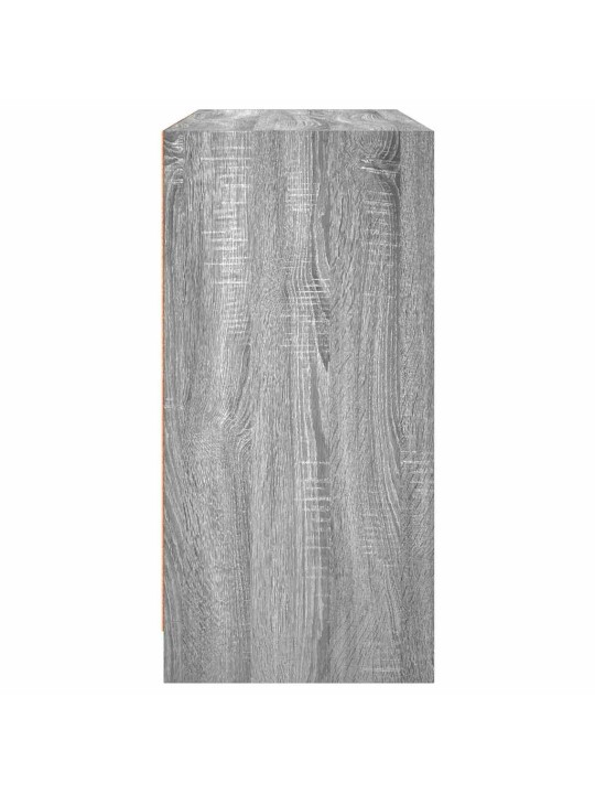 Šoninė spintelė, pilka ąžuolo, 102x37x75,5cm, apdirbta mediena