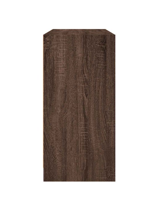 Šoninė spintelė, ruda ąžuolo, 102x37x75,5cm, apdirbta mediena