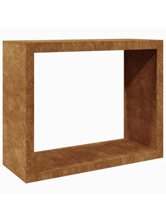 Stovas malkoms, 100x40x80cm, corten plienas