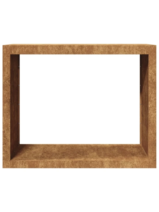 Stovas malkoms, 100x40x80cm, corten plienas