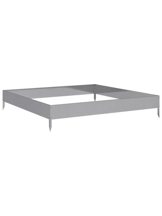 Aukštas sodo lovelis, 100x100x18,5cm, galvanizuotas plienas