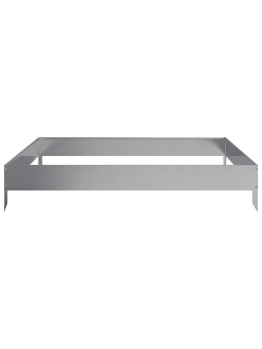 Aukštas sodo lovelis, 100x100x18,5cm, galvanizuotas plienas