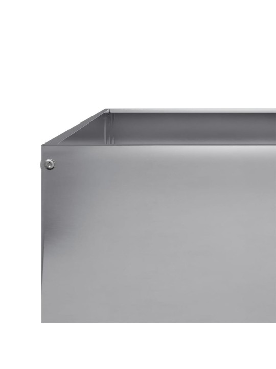 Aukštas sodo lovelis, 100x100x18,5cm, galvanizuotas plienas