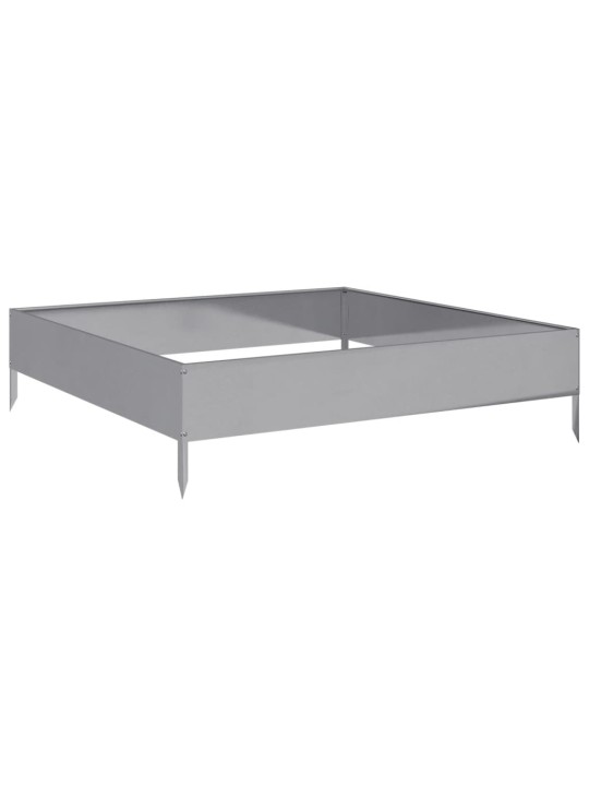 Aukštas sodo lovelis, 100x100x26cm, galvanizuotas plienas