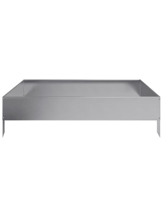 Aukštas sodo lovelis, 100x100x26cm, galvanizuotas plienas
