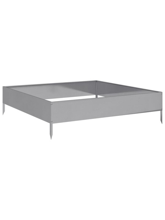 Aukštas sodo lovelis, 100x100x26cm, galvanizuotas plienas